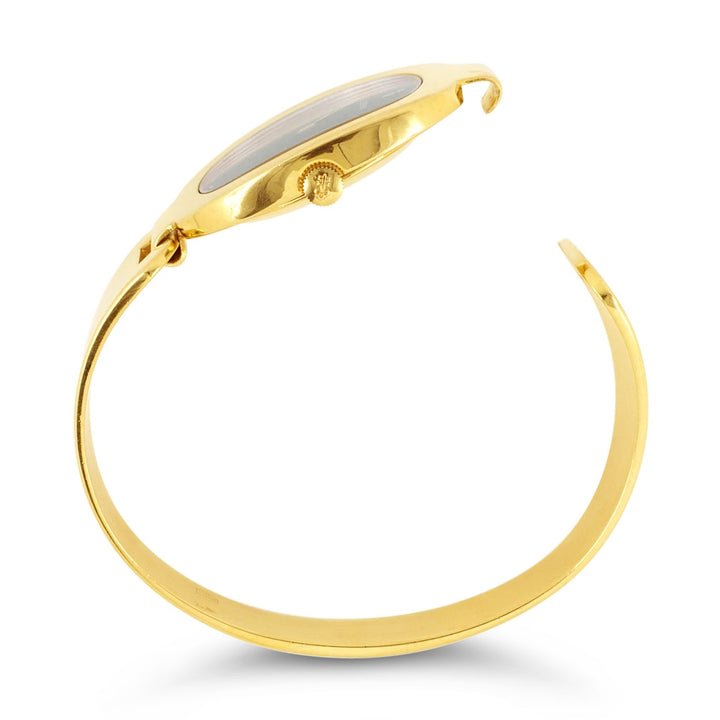 18K Yellow Gold 'Corum' Estate Bangle Watch