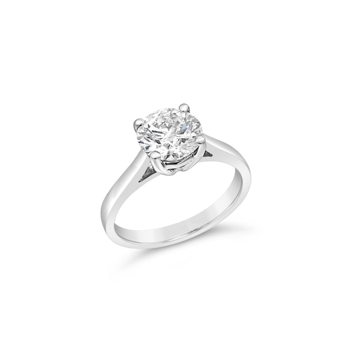 Platinum 1.52ct Diamond Estate Ring