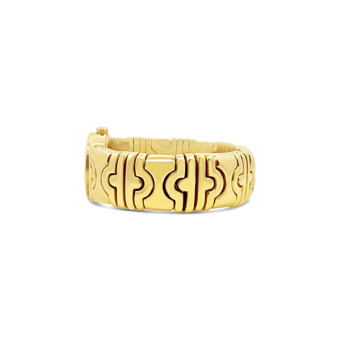 18K Yellow Gold Bulgari Bangle Estate Watch