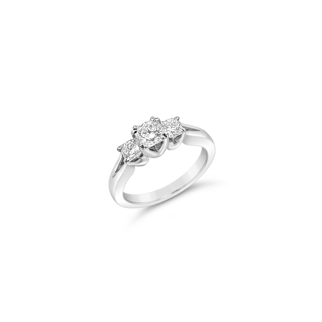 Platinum .70 Carat Diamond Engagement Ring
