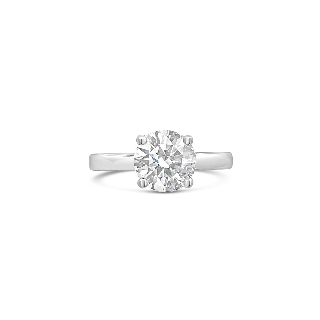 Platinum 1.52ct Diamond Estate Ring